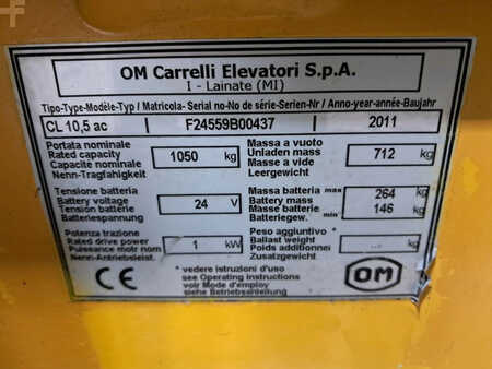 Apilador eléctrico 2011  OM CL 10.5ac (9)