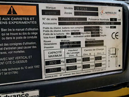 Sähkö - 4 pyör 2019  Hyster J5.5XN6 (21)