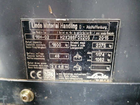 Elektro tříkolové VZV 2015  Linde E16H-02 (12)