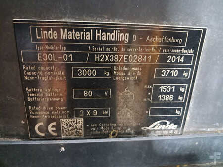 Elektro 4 Rad 2014  Linde E30L-01 (11)