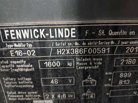 Elektro tříkolové VZV 2015  Linde E16-02 (10)