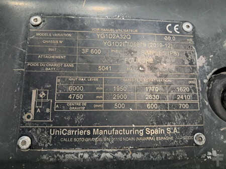 Unicarriers YG1D2A32Q