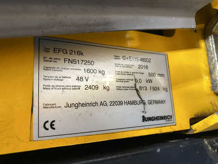 Skyvemast 2016  Jungheinrich EFG 216k (12)