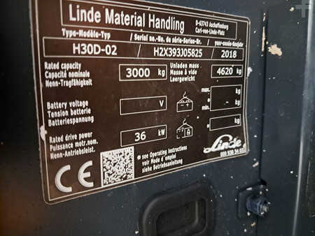 Carretilla elevadora diésel 2018  Linde H30D-02 (11)