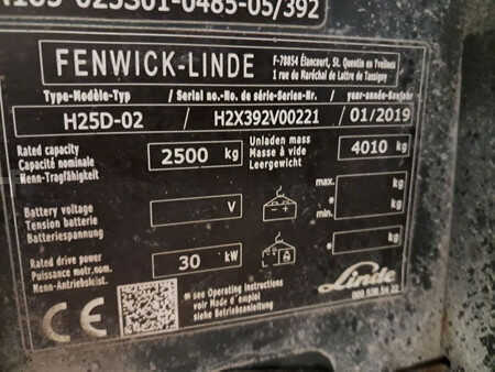 Carretilla elevadora diésel 2019  Linde H25D-02 (11)