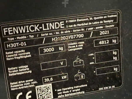 Carretilla elevadora GLP 2021  Linde H30T-01 (11)