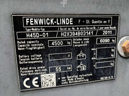 Empilhador diesel 2011  Linde H45D-01 (11)