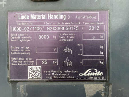 Dieselový VZV 2012  Linde H80D-02/1100 (11)