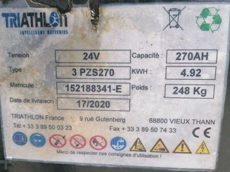 Ruční vysokozdvižný vozík 2020  Crown ETi 4000 1.6 TT (11)
