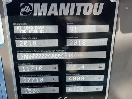 Empilhador telescópico-Fixo  Manitou MT1840 EASY 75D ST3B S1 (11)