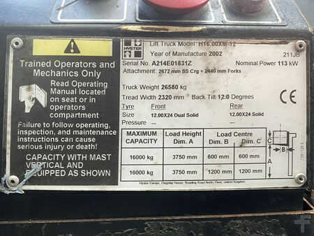 Dieseltrukki 2002  Hyster H16.00XM-12 (11)