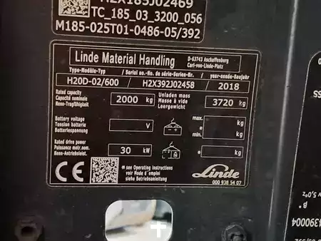 Diesel heftrucks  Linde H20D-02/600 (11)