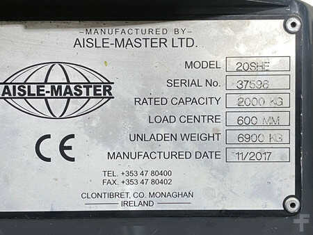 Eléctrico - 4 rodas 2017  Aisle Master 20SHE (11)