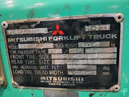 Dieselový VZV 2005  Mitsubishi FD30NT (10)