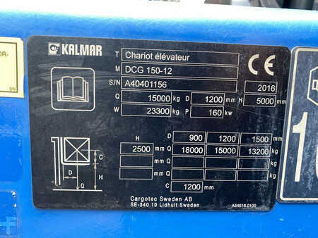 Dieselový VZV 2016  Kalmar DCG150-12 (11)