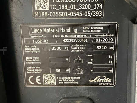 Diesel truck 2019  Linde H35D-02 (11)