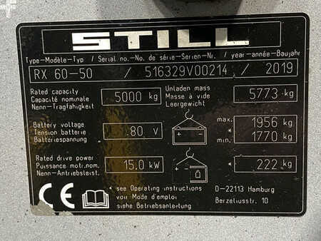 Elektromos 4 kerekű 2019  Still RX60-50 (11)