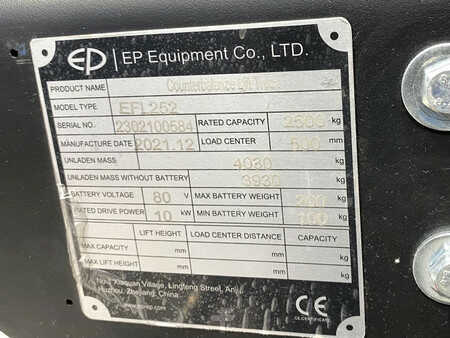 Sähkö - 4 pyör 2021  EP Equipment EFL252 (11)