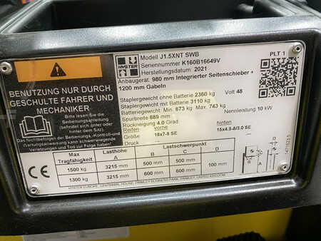 El Truck - 3-hjul 2021  Hyster J1.5XNT (11)