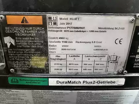 Wózki widłowe diesel 2017  Hyster H3.0FT (10)