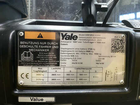 Sähkö - 4 pyör 2020  Yale ERP35VLV2595 (11)