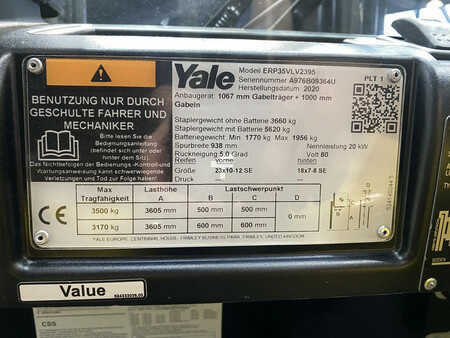 Sähkö - 4 pyör 2020  Yale ERP35VL V2395 (11)