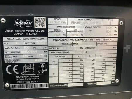 Elektro 4 Rad 2022  Doosan B30X-7 Plus (9)