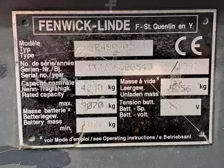Eléctrica de 4 ruedas 1998  Linde E48P-02 (12)