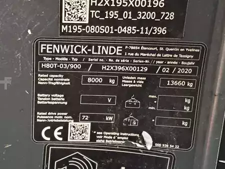 Carrelli elevatori GPL  Linde H80T-03/900 (11)