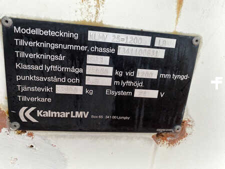 Diesel truck 1983  Kalmar KLMV 25-1200 (10)