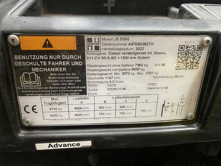 Sähkö - 4 pyör 2022  Hyster J5.5XN6 (11)