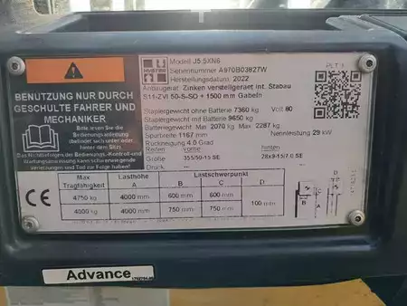 Chariots électriques à 4 roues 2022  Hyster J5.5XN6 (24)