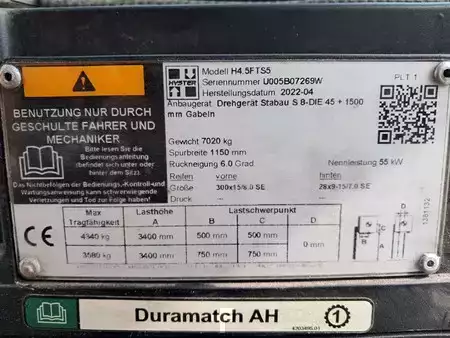 Dieseltrukki 2022  Hyster H4.5FTS5 (23)
