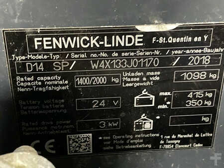 Hochhubwagen 2018  Linde L14 L SP (9)