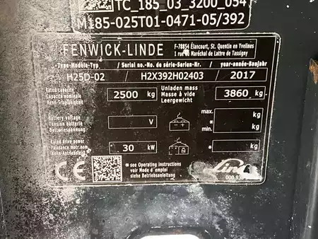 Diesel Forklifts 2017  Linde H25D-02 (11)