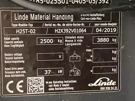 Gas gaffeltruck 2019  Linde H25T-02 (11)