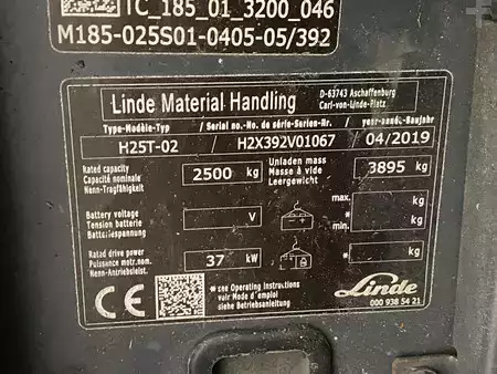 Gas gaffeltruck 2019  Linde H25T-02 (10)