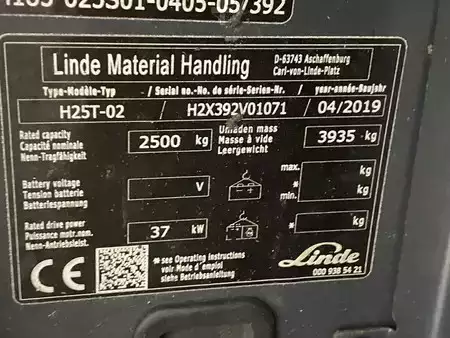 Gas gaffeltruck 2019  Linde H25T-02 (11)