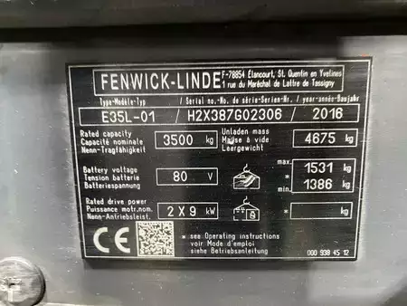 Carrelli elettrici 4 ruote 2016  Linde E35L-01 (11)