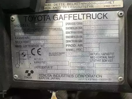 Diesel gaffeltruck 2008  Toyota 42-7FDA50 (11)