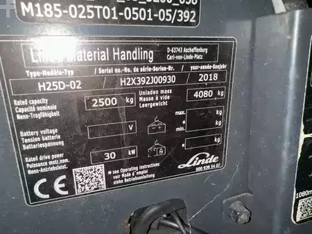 Dieselstapler 2018  Linde H25D-02 (11)