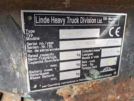 Diesel gaffeltruck 2006  Linde H160D (11)