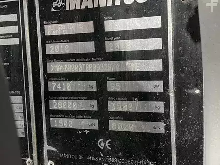 Telescopic forklift rigid 2018  Manitou MLT635 (11)