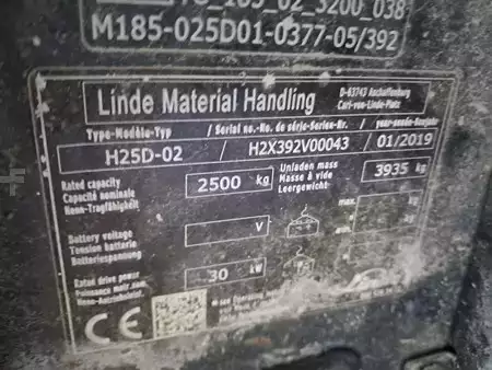 Dízel targoncák 2019  Linde H25D-02 (11)