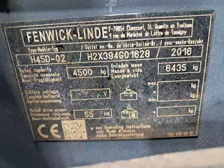 Empilhador diesel 2016  Linde H45D-02 (11)