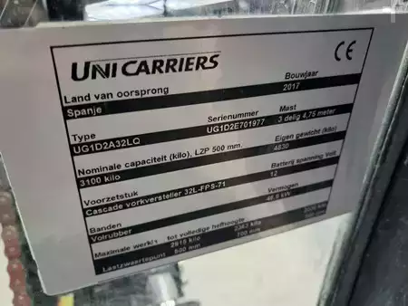 Wózki gazowe 2017  Unicarriers UG1D2A32LQ (11)