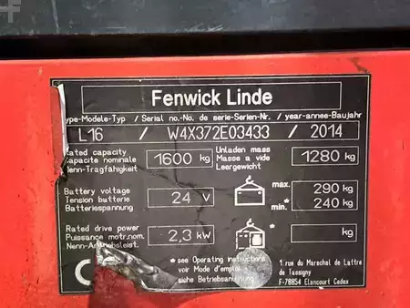 Pallet Stackers 2014  Linde L16 (9)
