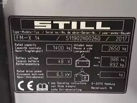 Retráctil  Still FM-X 14 (10)