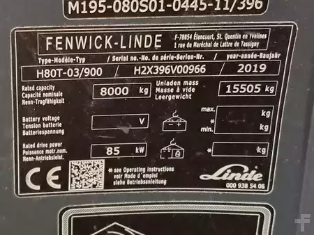 Treibgasstapler 2019  Linde H80T-03/900 (11)