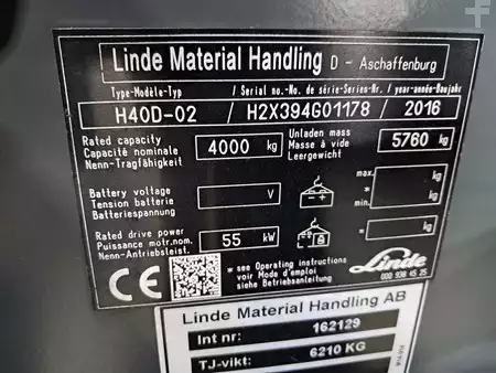 Empilhador diesel 2016  Linde H40D-02 (11)